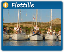 Flottillensegeln Flotille Sardinine Korsika
